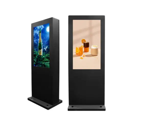 Outdoor Freestanding Totem – Slim profile