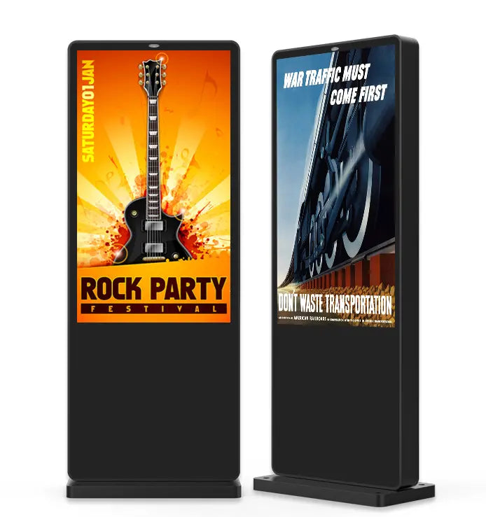 Outdoor Freestanding Totem – Slim profile