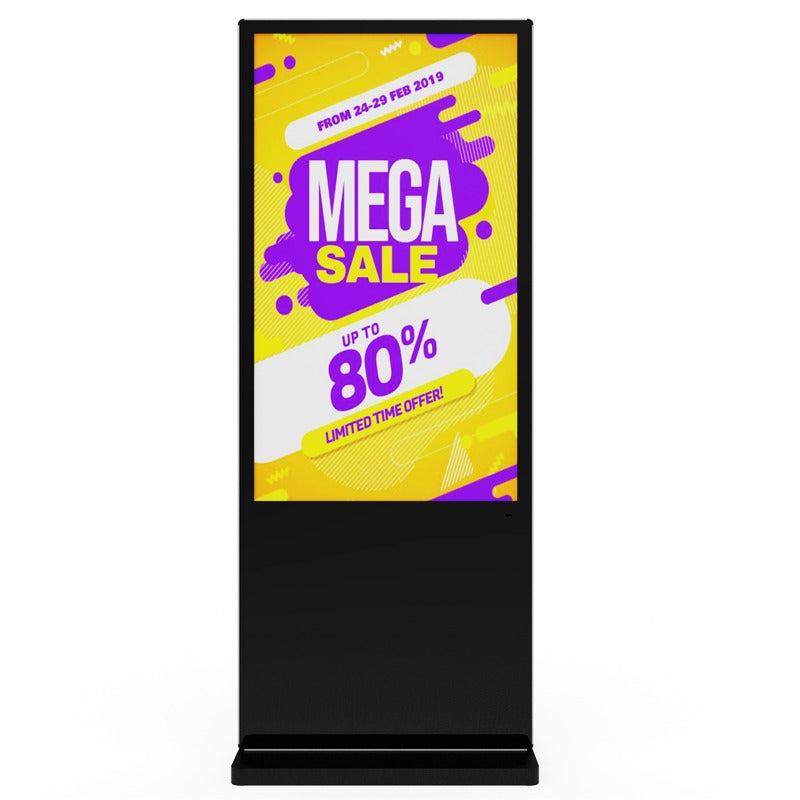 Outdoor Freestanding Totem – Slim profile