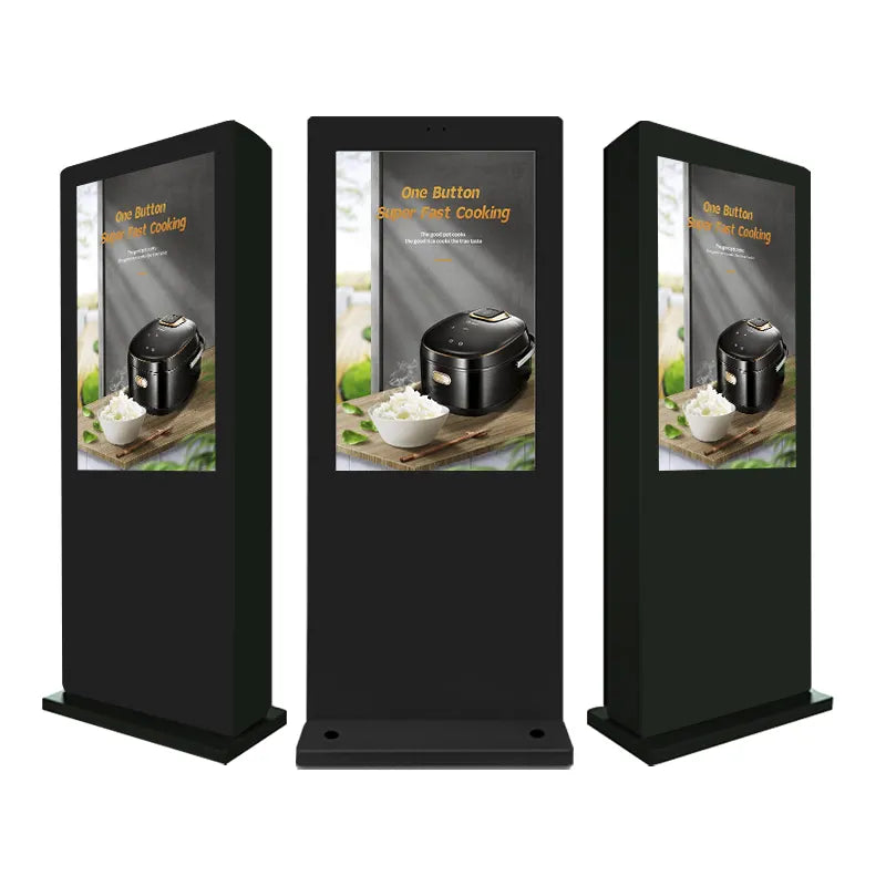 Outdoor Freestanding Totem – Slim profile, product photograph.